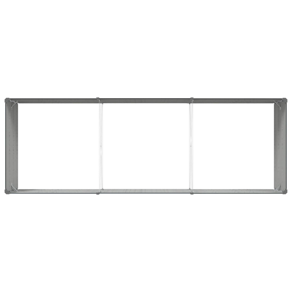 vidaXL Donica Antracyt 290 x 100 x 45 cm Stal Galwanizowana
