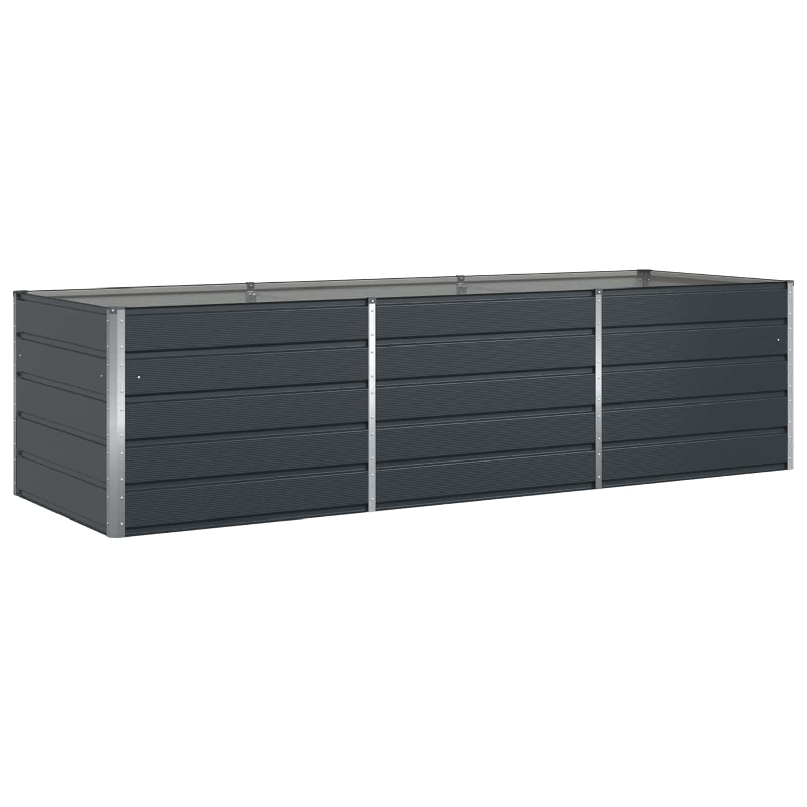 vidaXL Donica Antracyt 290 x 100 x 75 cm Stal Galwanizowana