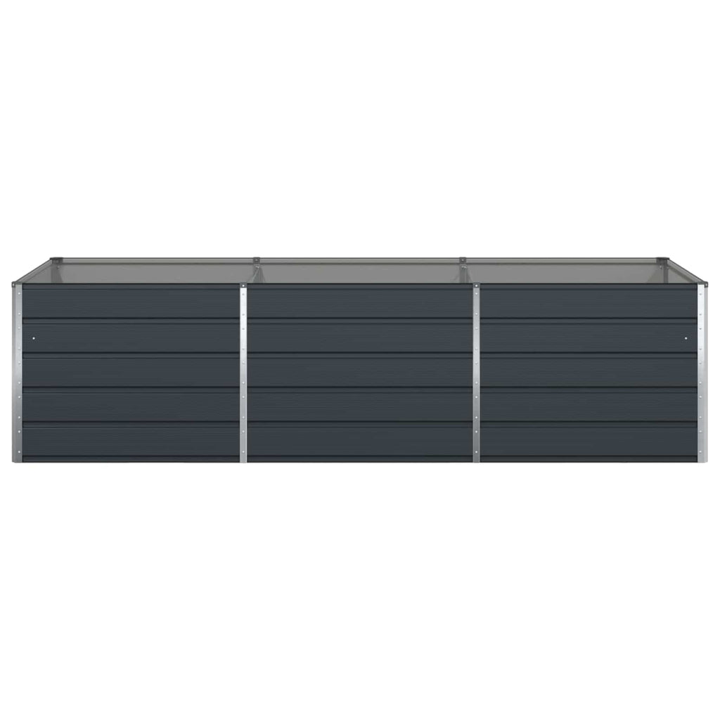vidaXL Donica Antracyt 290 x 100 x 75 cm Stal Galwanizowana