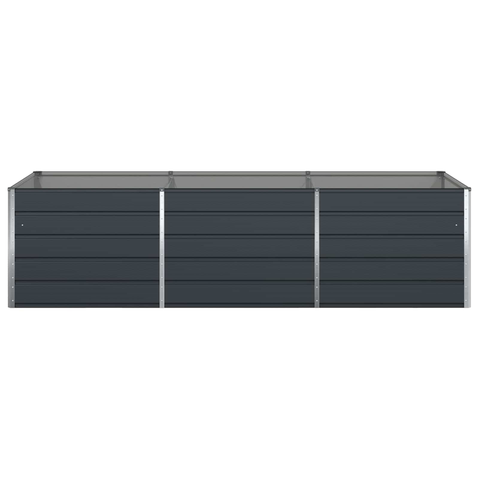 vidaXL Donica Antracyt 290 x 100 x 75 cm Stal Galwanizowana