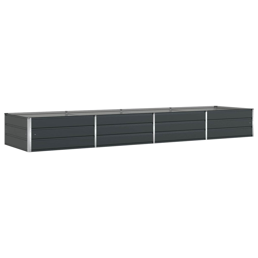 vidaXL Donica Antracyt 385 x 100 x 45 cm Stal Galwanizowana