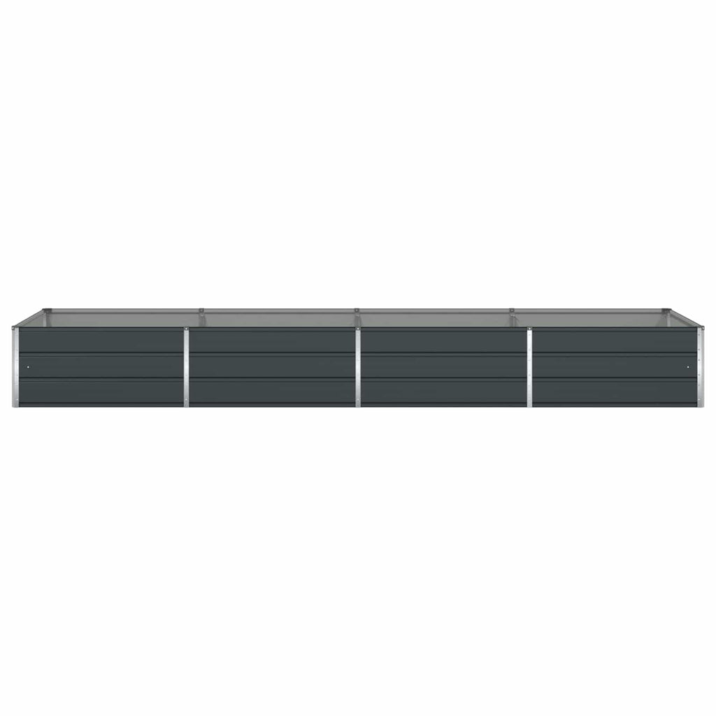 vidaXL Donica Antracyt 385 x 100 x 45 cm Stal Galwanizowana