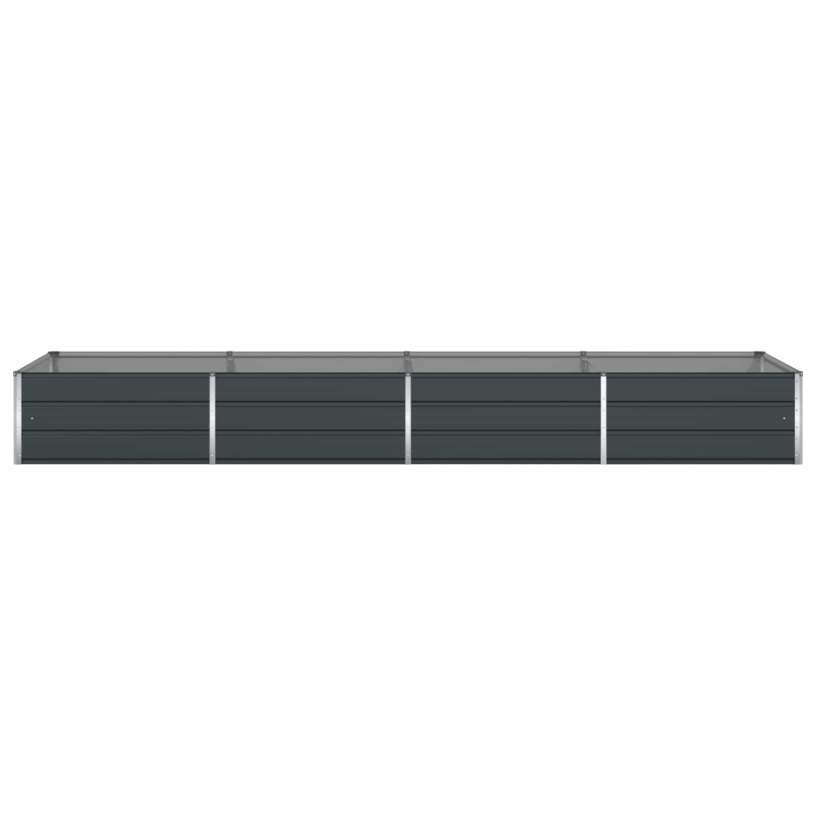 vidaXL Donica Antracyt 385 x 100 x 45 cm Stal Galwanizowana