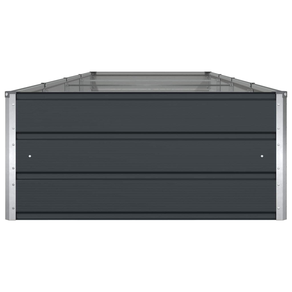 vidaXL Donica Antracyt 385 x 100 x 45 cm Stal Galwanizowana