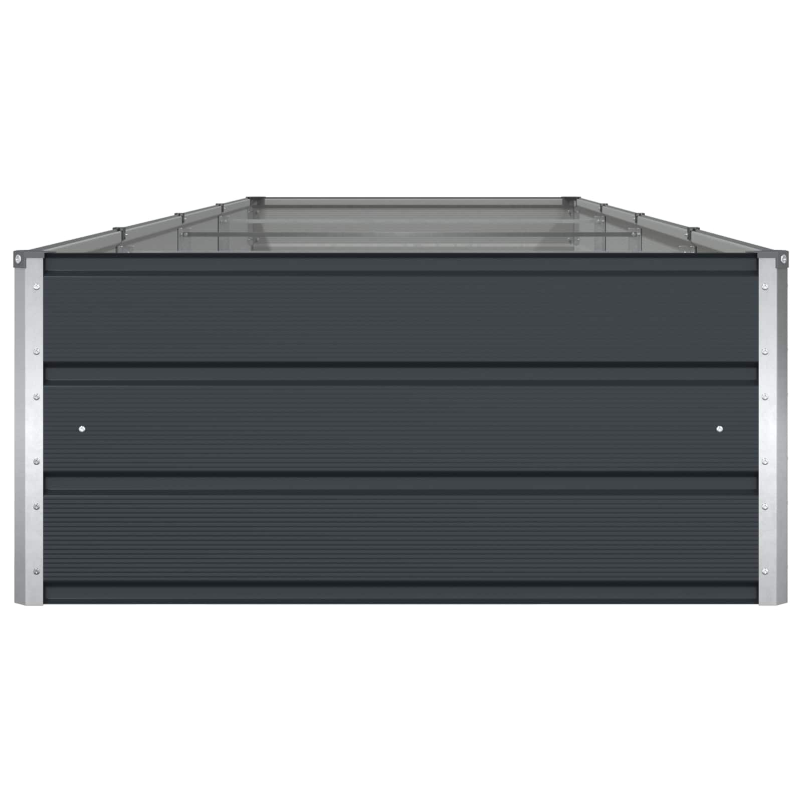 vidaXL Donica Antracyt 385 x 100 x 45 cm Stal Galwanizowana
