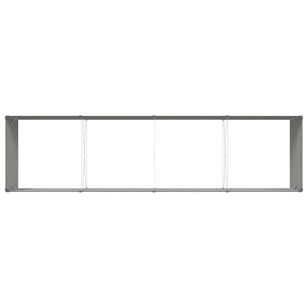 vidaXL Donica Antracyt 385 x 100 x 45 cm Stal Galwanizowana
