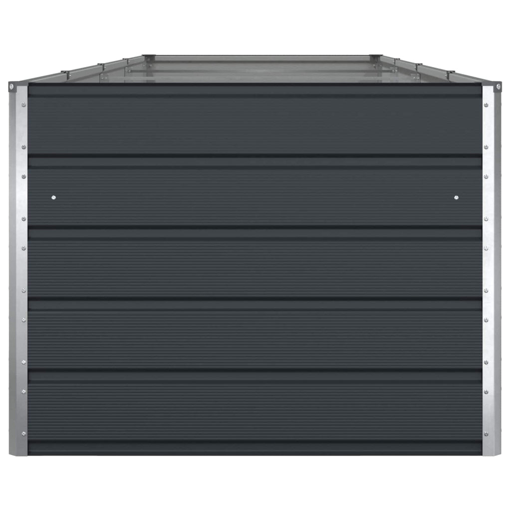 vidaXL Donica Antracyt 385 x 100 x 75 cm Stal Galwanizowana