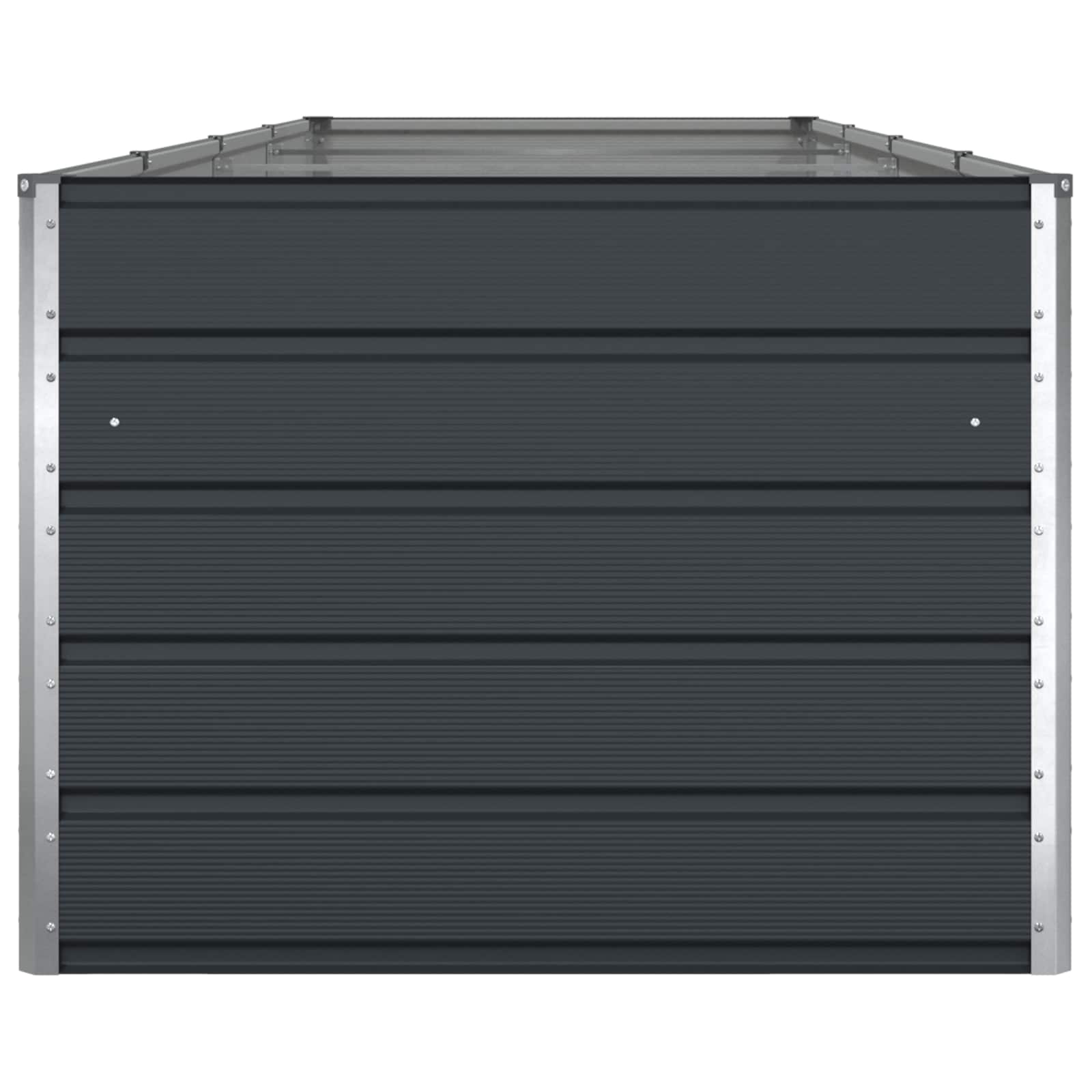 vidaXL Donica Antracyt 385 x 100 x 75 cm Stal Galwanizowana