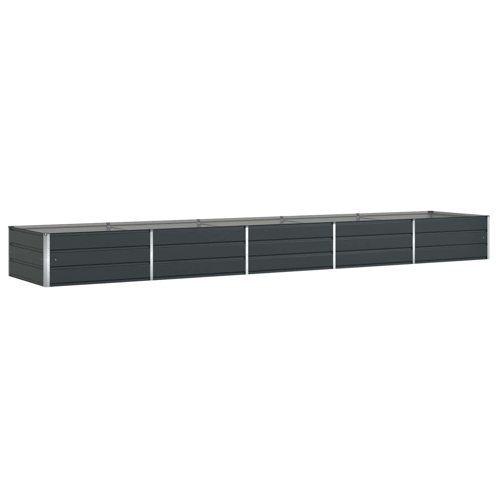 vidaXL Donica Antracyt 480 x 100 x 45 cm Stal Galwanizowana