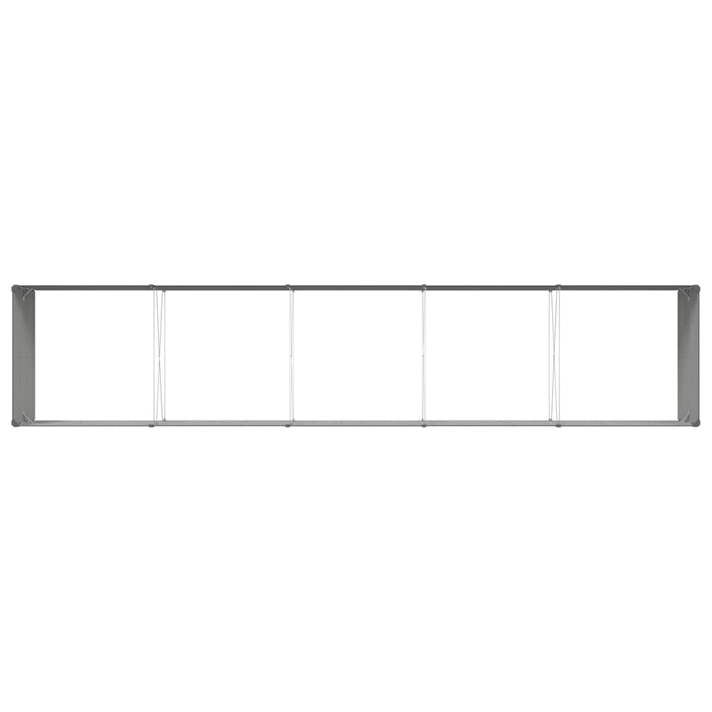 vidaXL Donica Antracyt 480 x 100 x 45 cm Stal Galwanizowana