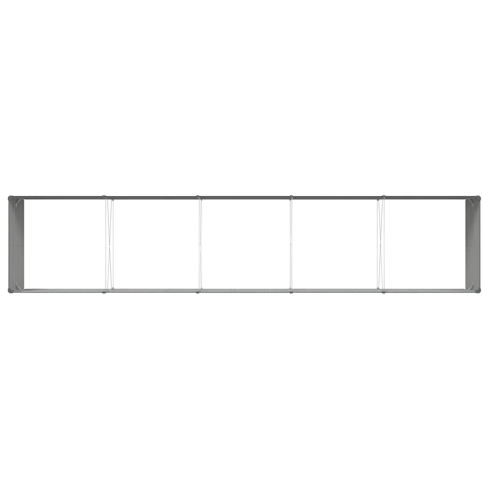 vidaXL Donica Antracyt 480 x 100 x 45 cm Stal Galwanizowana