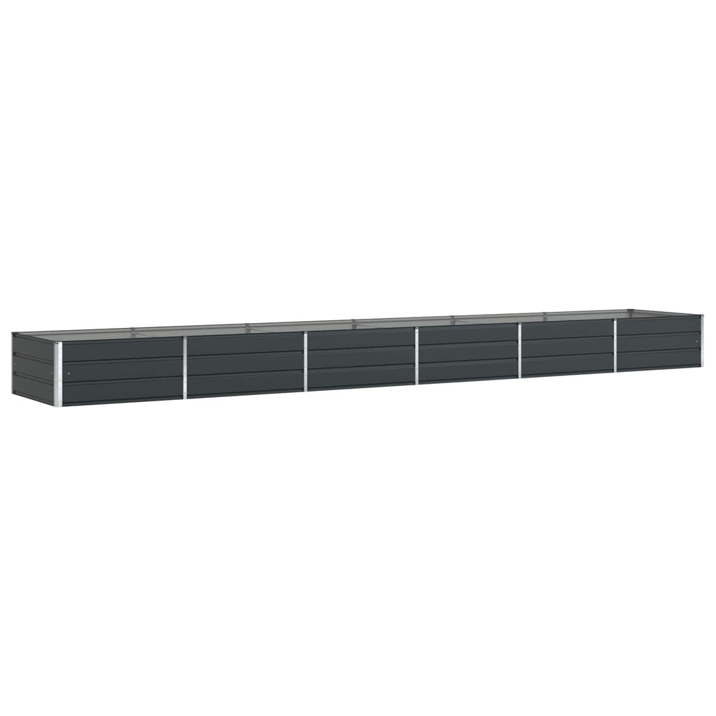 vidaXL Donica Antracyt 580 x 100 x 45 cm Stal Galwanizowana