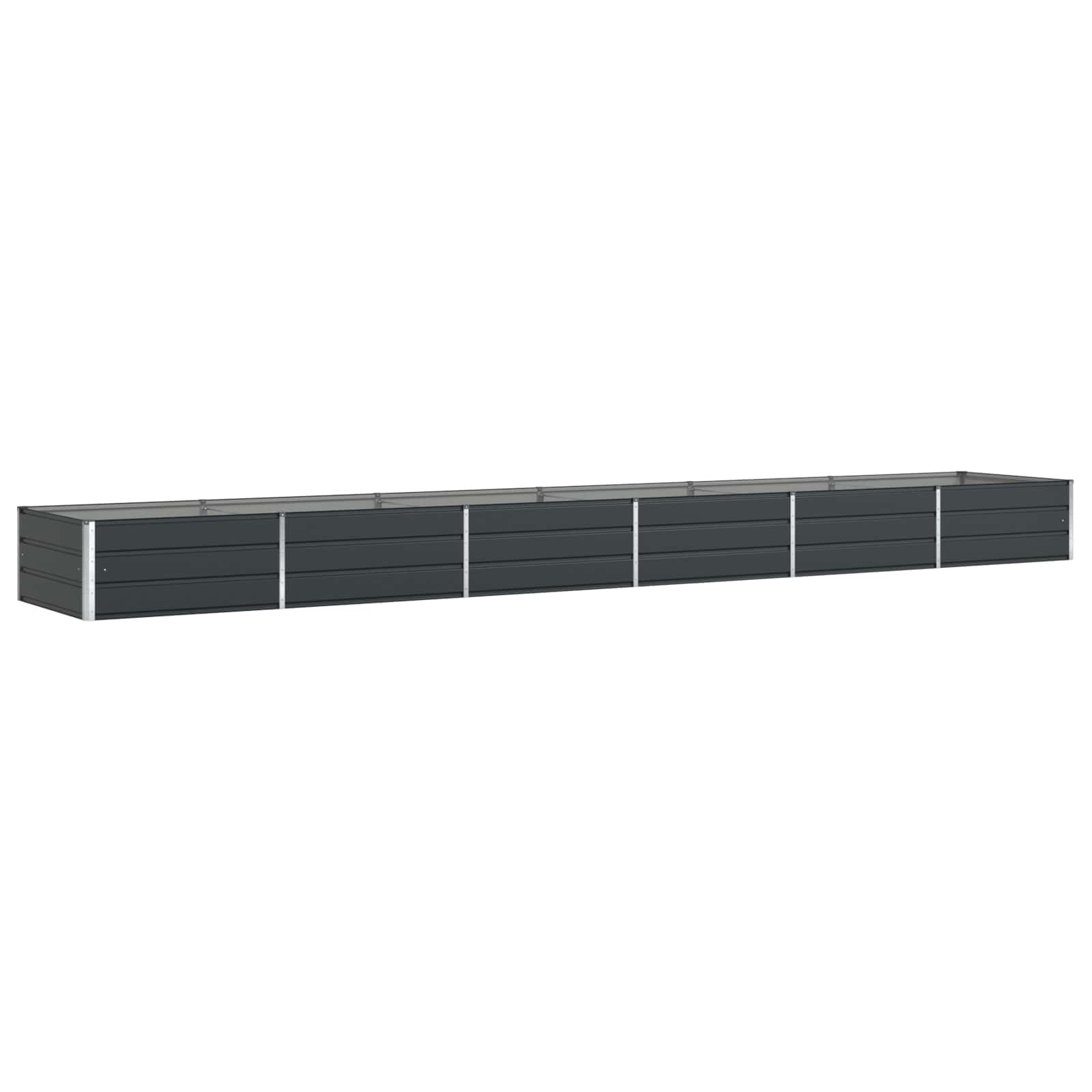 vidaXL Donica Antracyt 580 x 100 x 45 cm Stal Galwanizowana