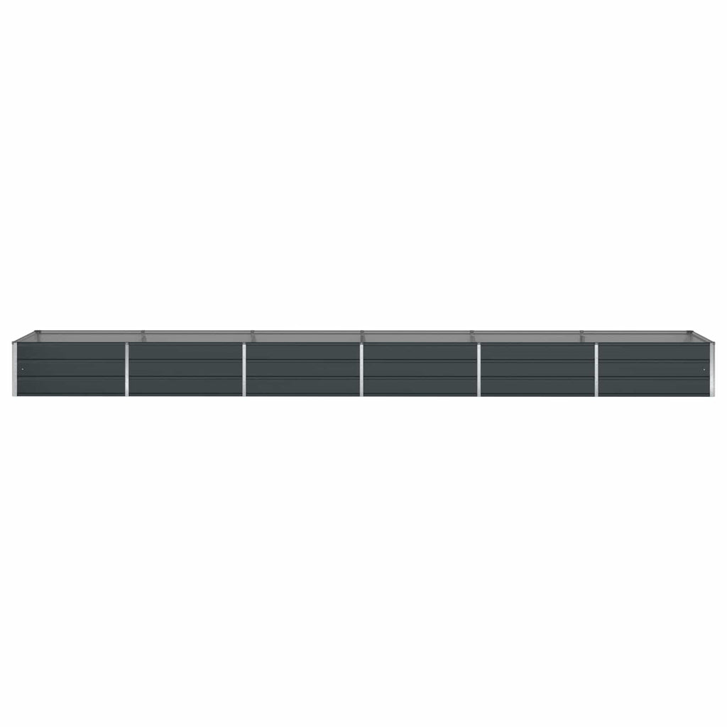 vidaXL Donica Antracyt 580 x 100 x 45 cm Stal Galwanizowana