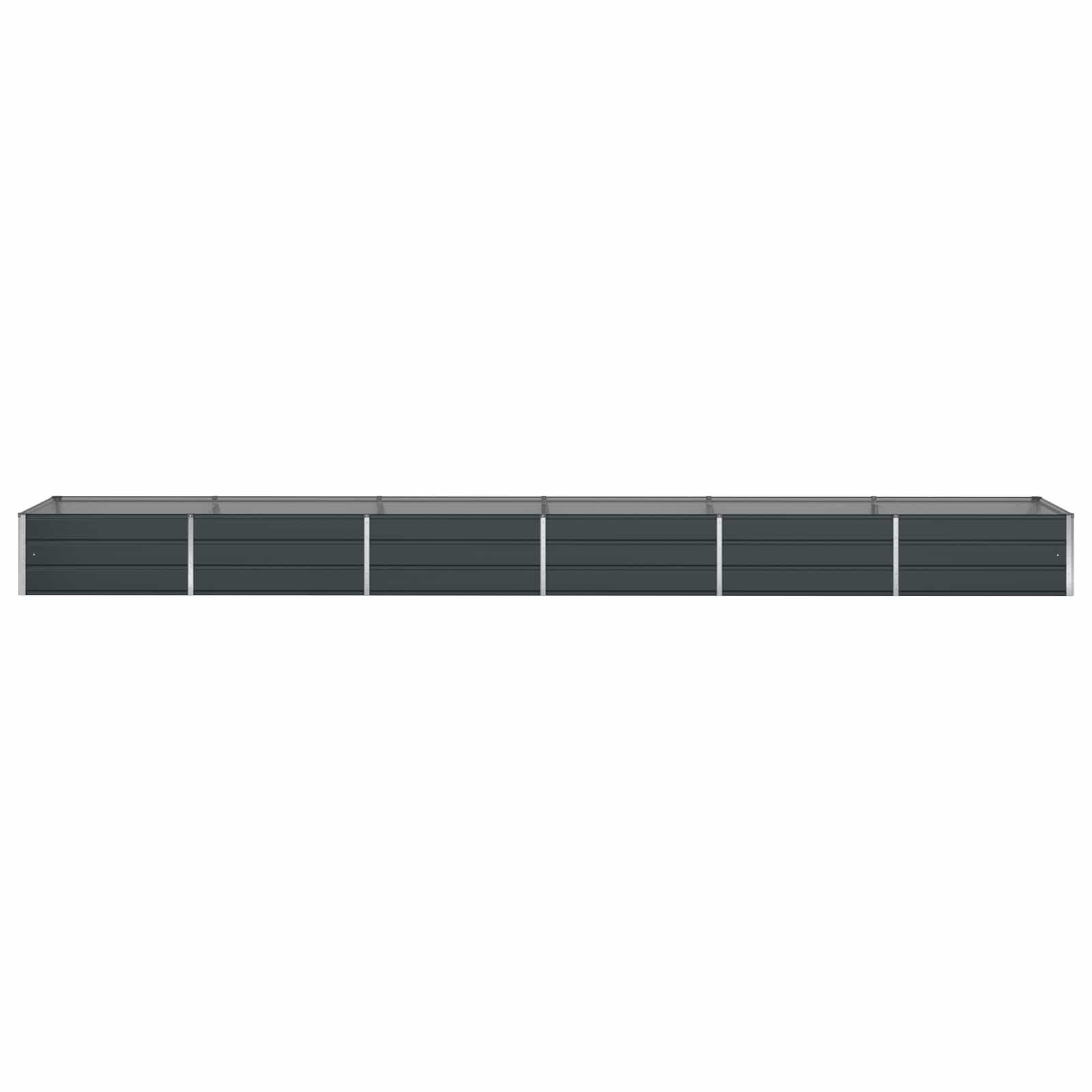 vidaXL Donica Antracyt 580 x 100 x 45 cm Stal Galwanizowana
