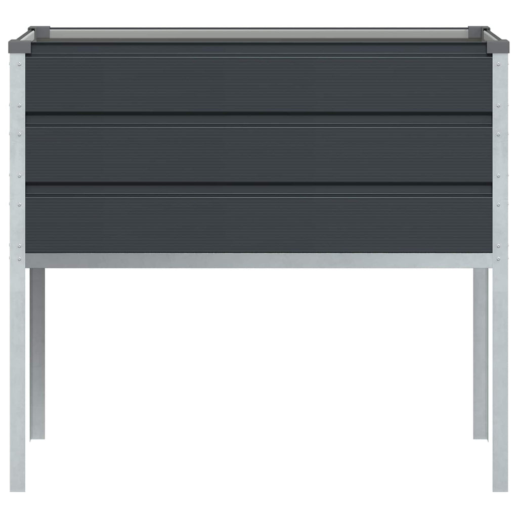 vidaXL Donica Antracyt 100 x 45 x 90 cm Stal Galwanizowana