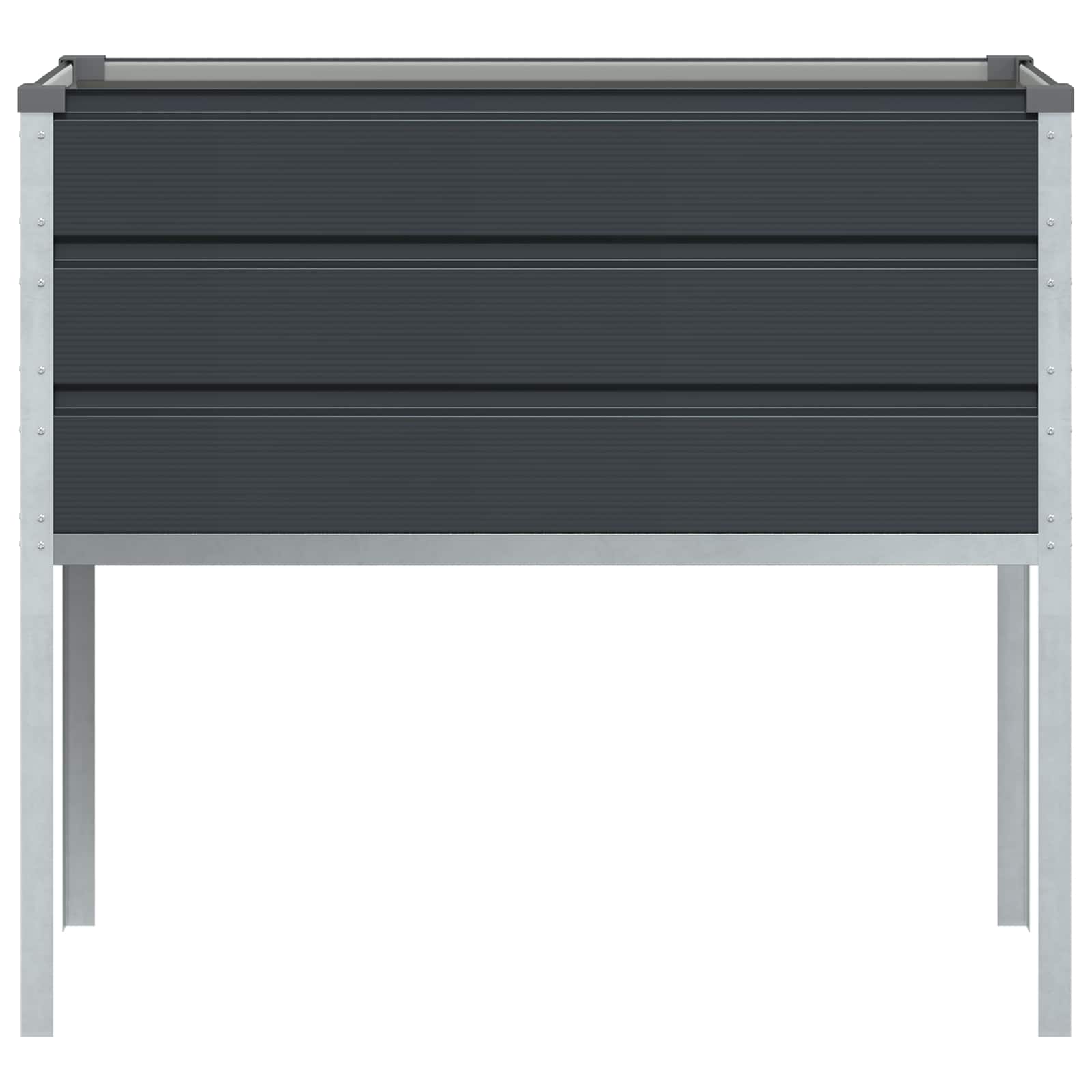 vidaXL Donica Antracyt 100 x 45 x 90 cm Stal Galwanizowana