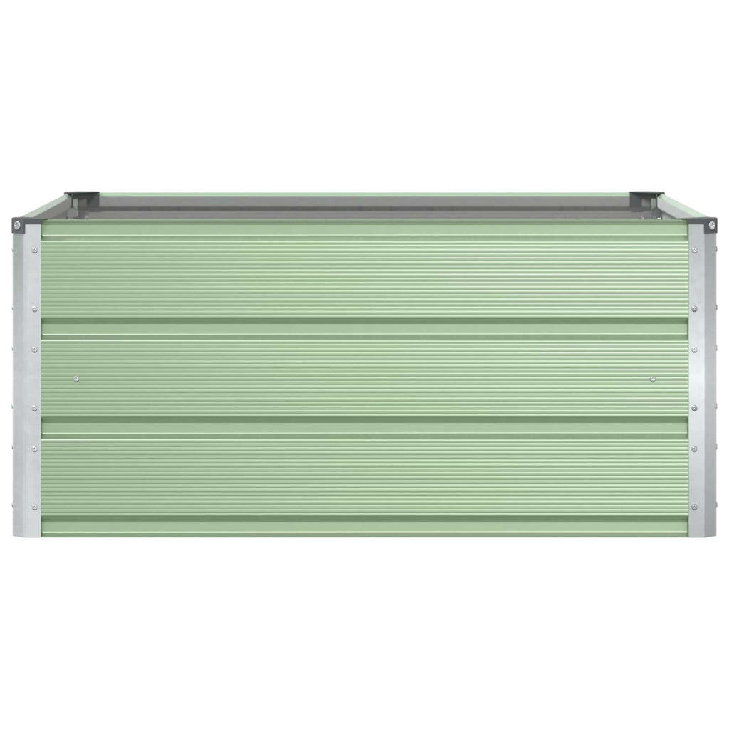 vidaXL Donica Pastelowa zieleń 100 x 100 x 45 cm Stal