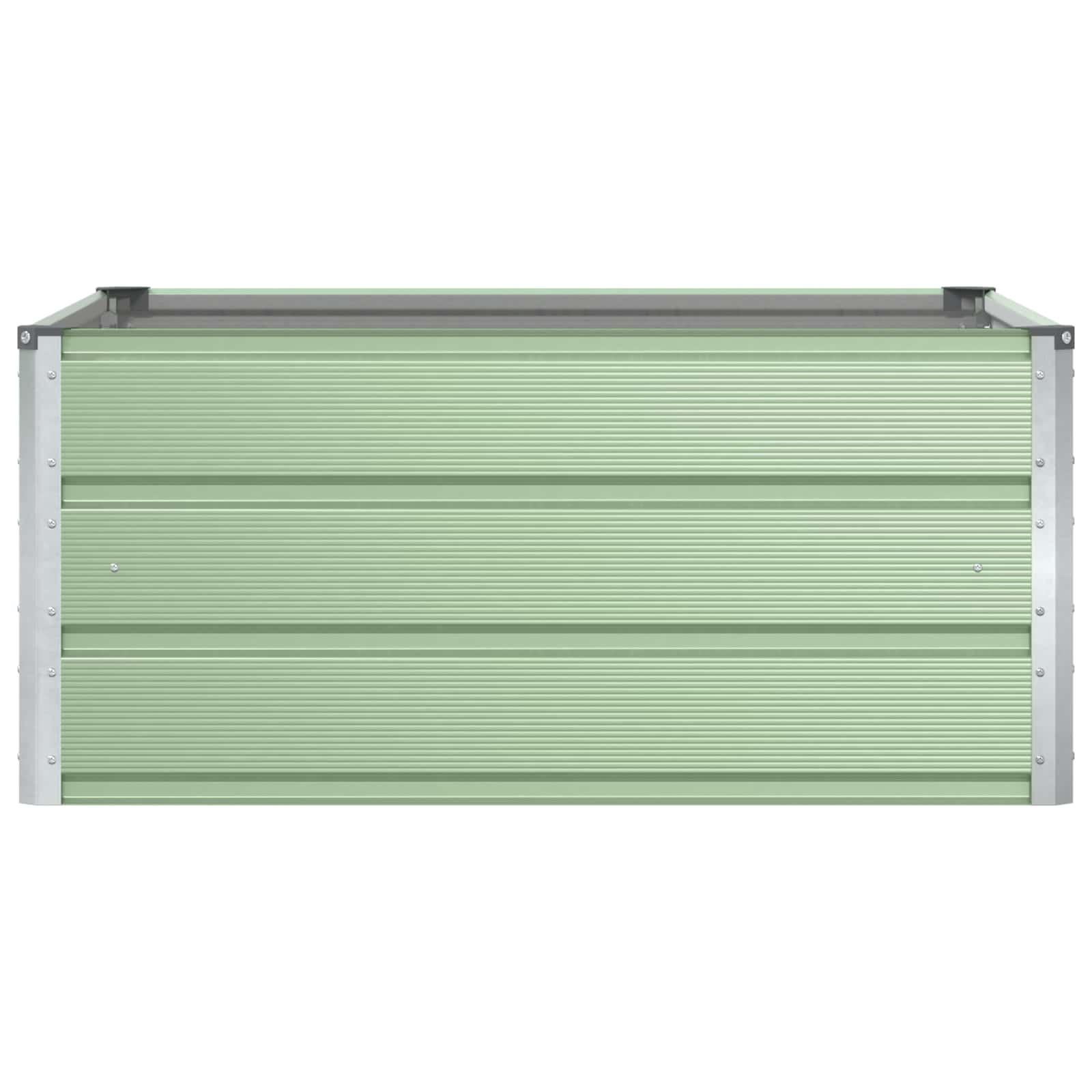 vidaXL Donica Pastelowa zieleń 100 x 100 x 45 cm Stal