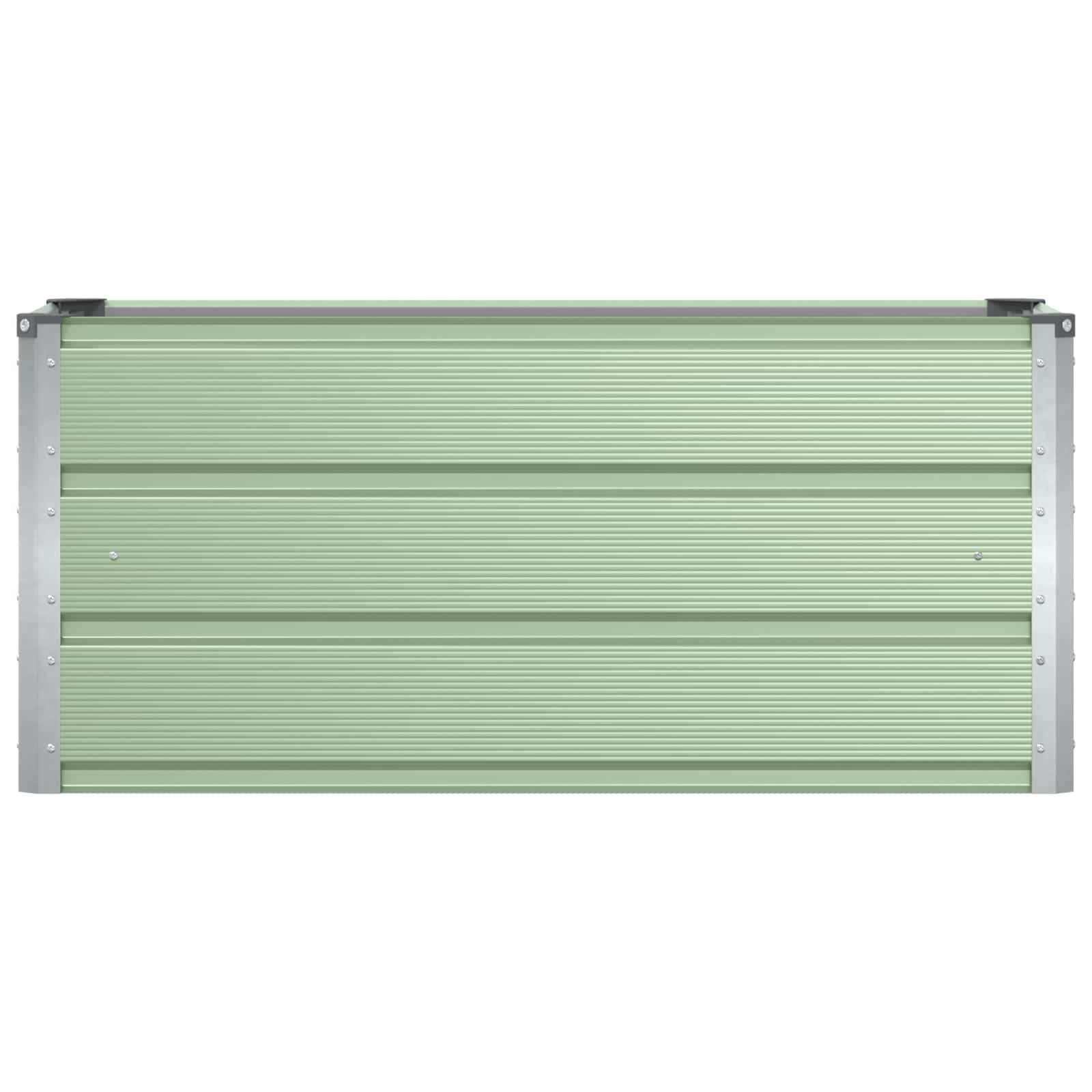 vidaXL Donica Zielony 100 x 40 x 45 cm Stal