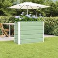 vidaXL Donica Zielony 100 x 40 x 75 cm Stal