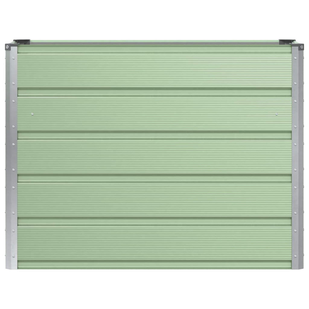 vidaXL Donica Zielony 100 x 40 x 75 cm Stal
