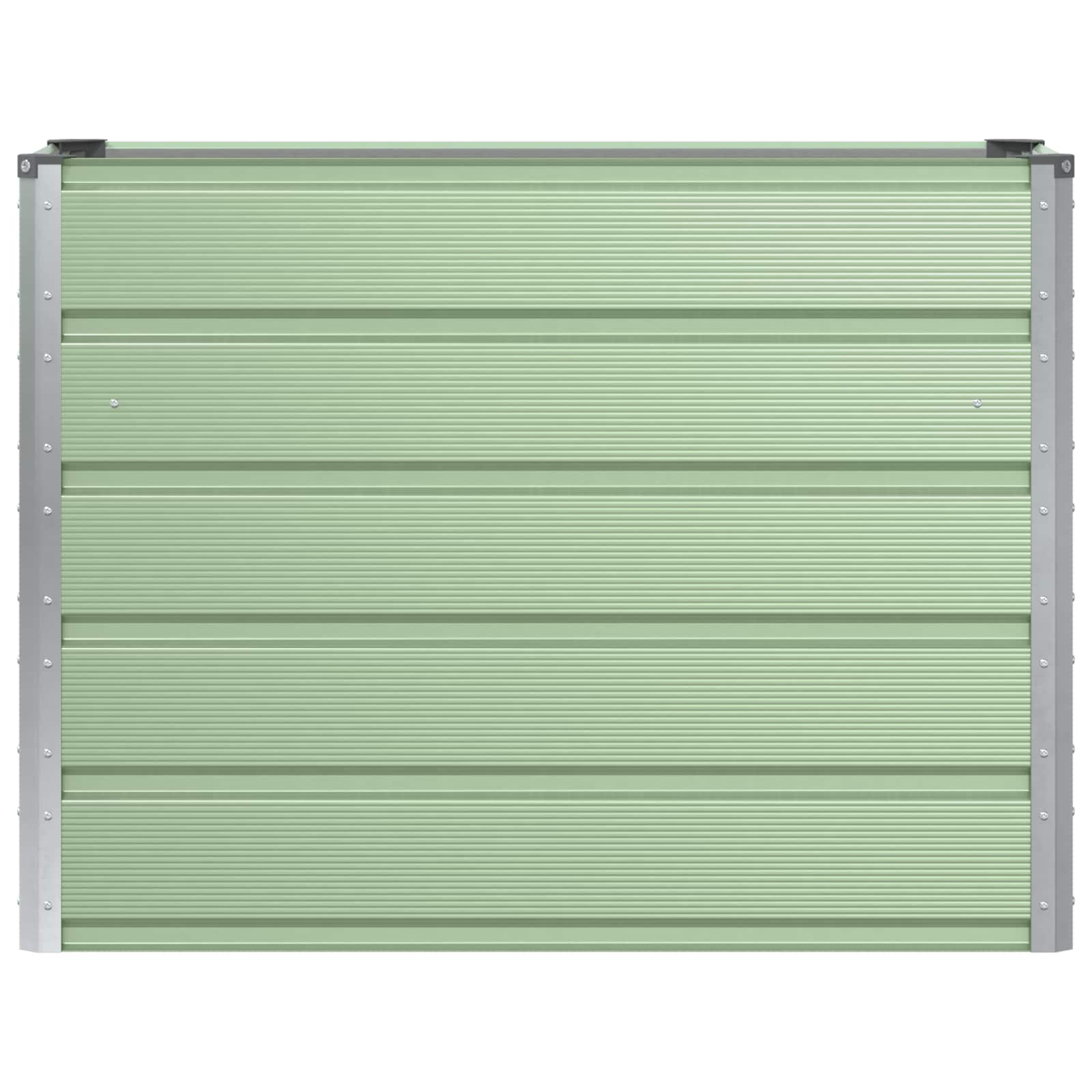 vidaXL Donica Zielony 100 x 40 x 75 cm Stal
