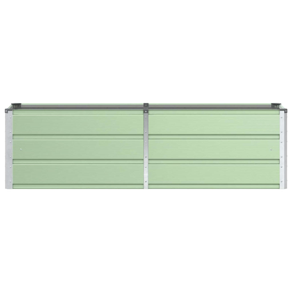 vidaXL Donica Zielony 160 x 40 x 45 cm Stal