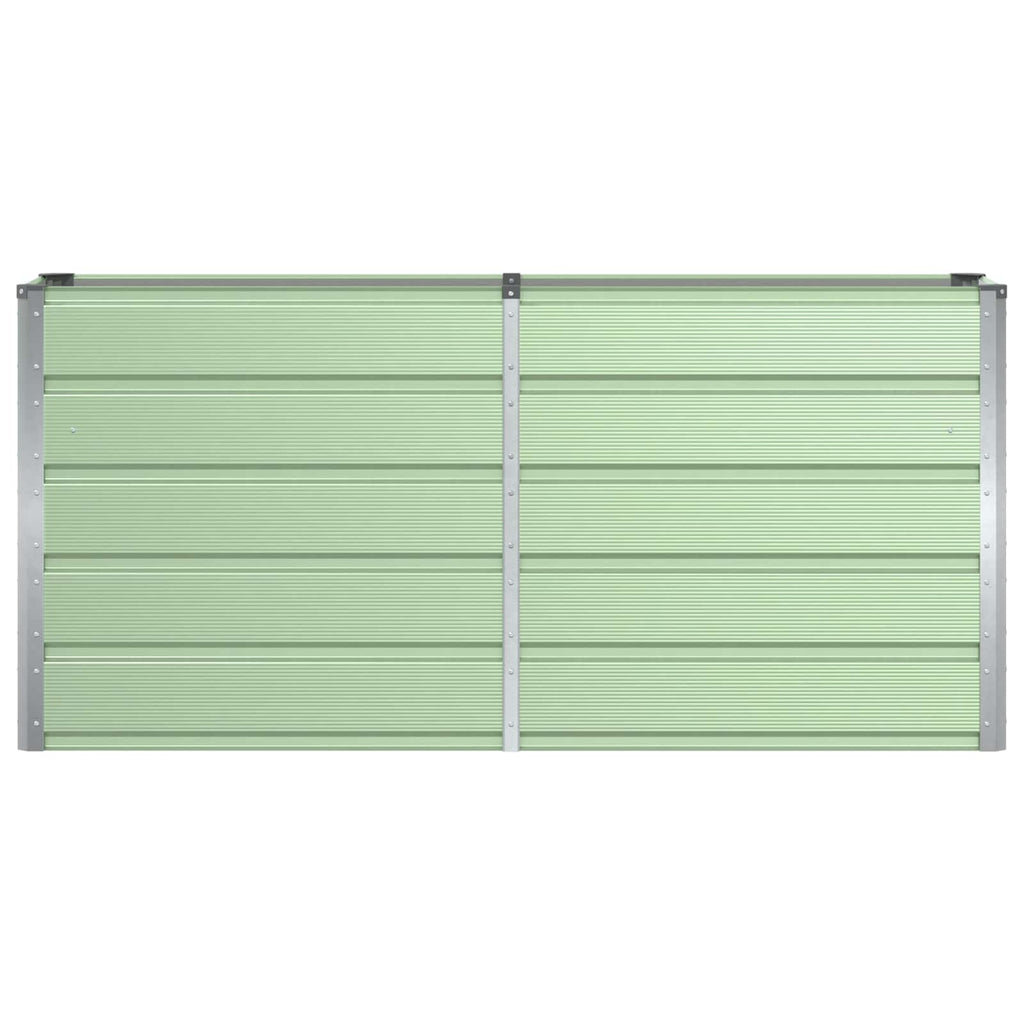 vidaXL Donica Zielony 160 x 40 x 75 cm Stal
