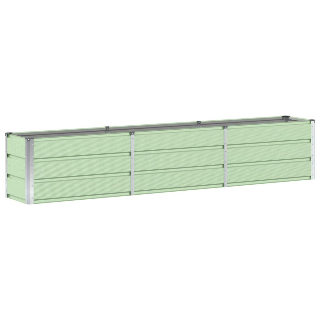 vidaXL Donica Zielony 240 x 40 x 45 cm Stal