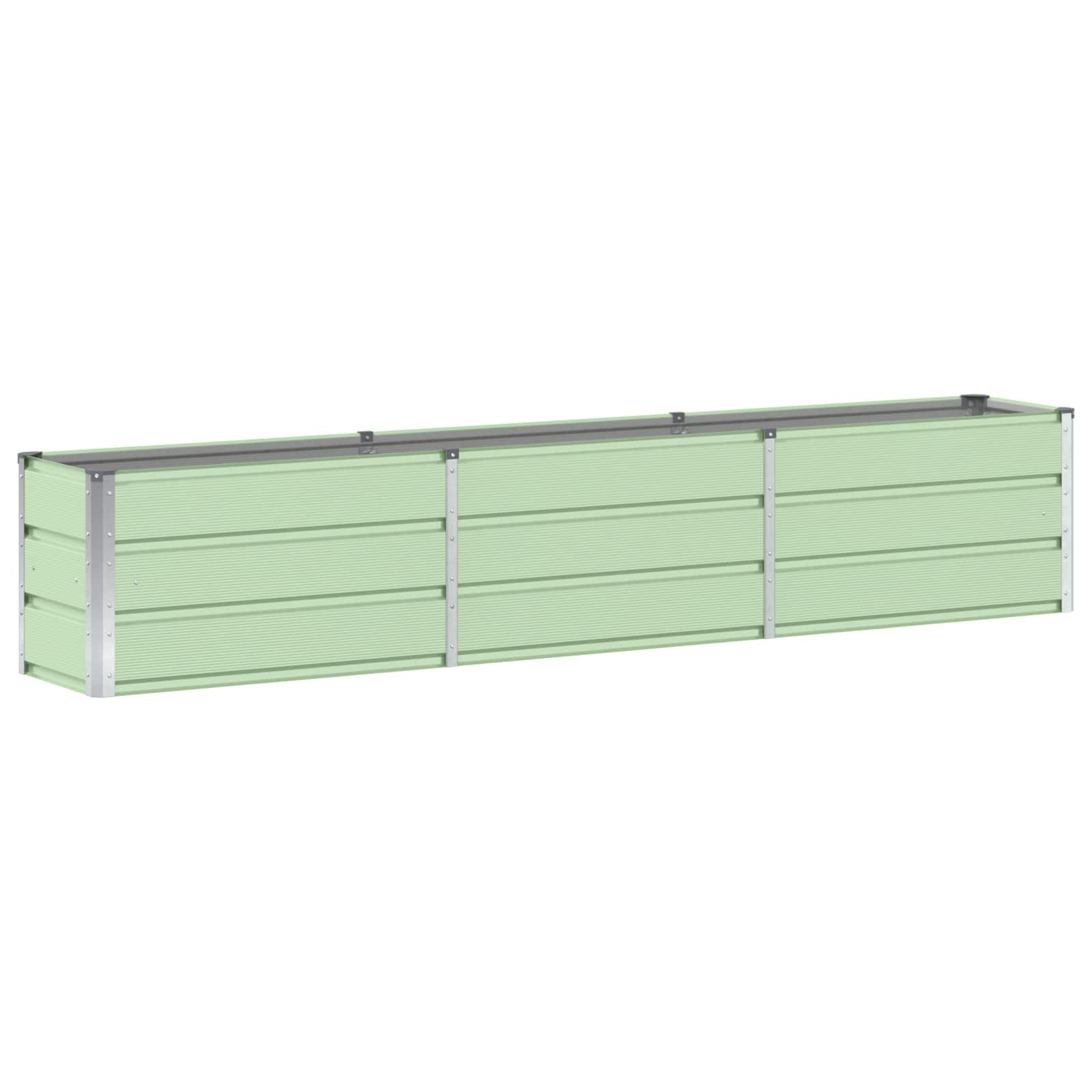 vidaXL Donica Zielony 240 x 40 x 45 cm Stal