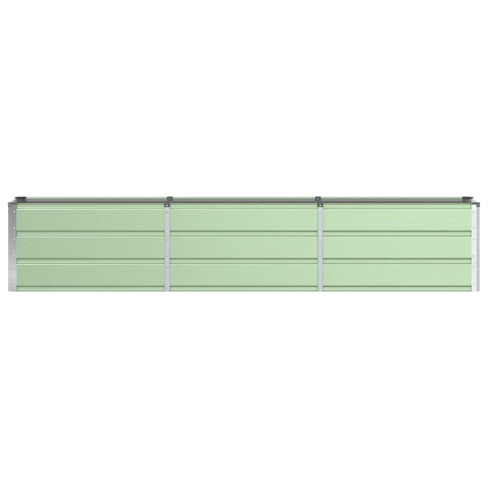 vidaXL Donica Zielony 240 x 40 x 45 cm Stal