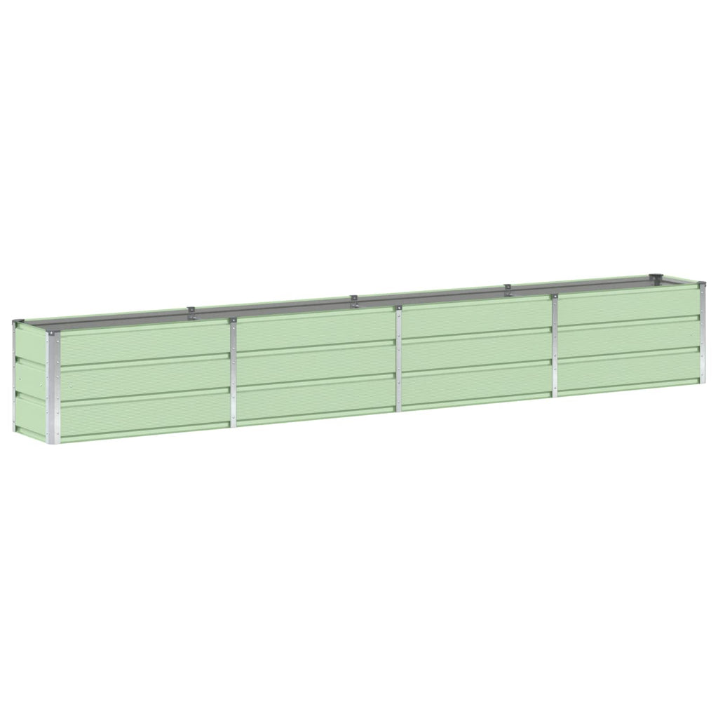 vidaXL Donica Zielony 320 x 40 x 45 cm Stal
