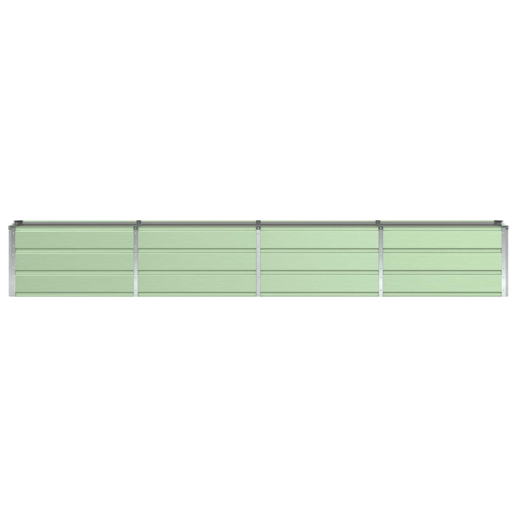 vidaXL Donica Zielony 320 x 40 x 45 cm Stal