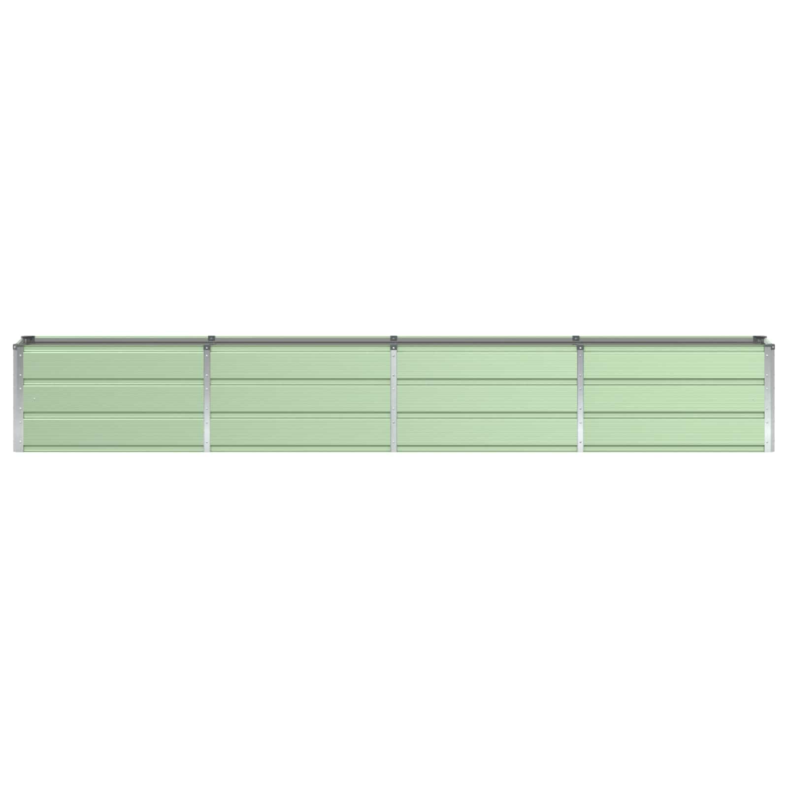 vidaXL Donica Zielony 320 x 40 x 45 cm Stal