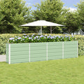 vidaXL Donica Zielony 320 x 40 x 75 cm Stal