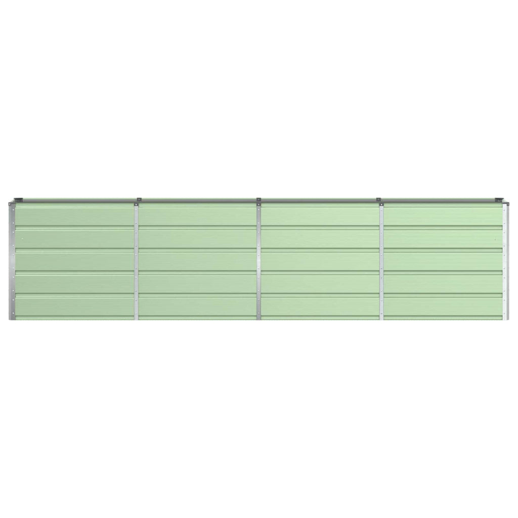 vidaXL Donica Zielony 320 x 40 x 75 cm Stal