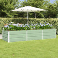 vidaXL Donica Zielony 240 x 80 x 45 cm Stal