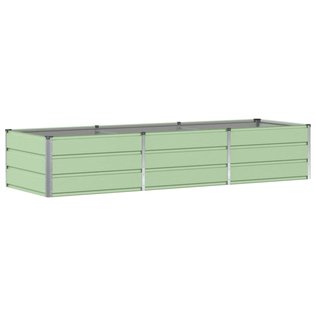 vidaXL Donica Zielony 240 x 80 x 45 cm Stal