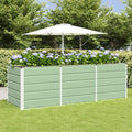 vidaXL Donica Zielony 240 x 80 x 75 cm Stal