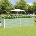 vidaXL Donica Zielony 320 x 80 x 75 cm Stal