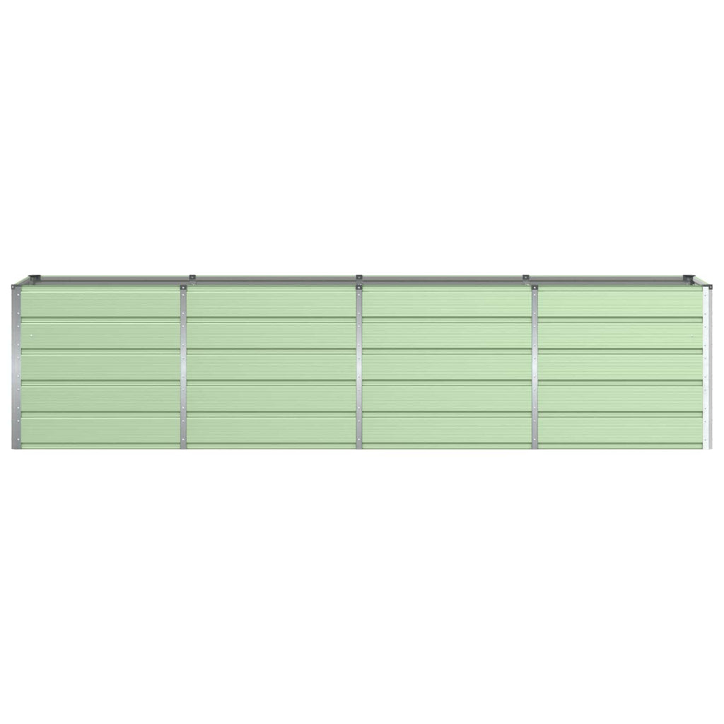 vidaXL Donica Zielony 320 x 80 x 75 cm Stal
