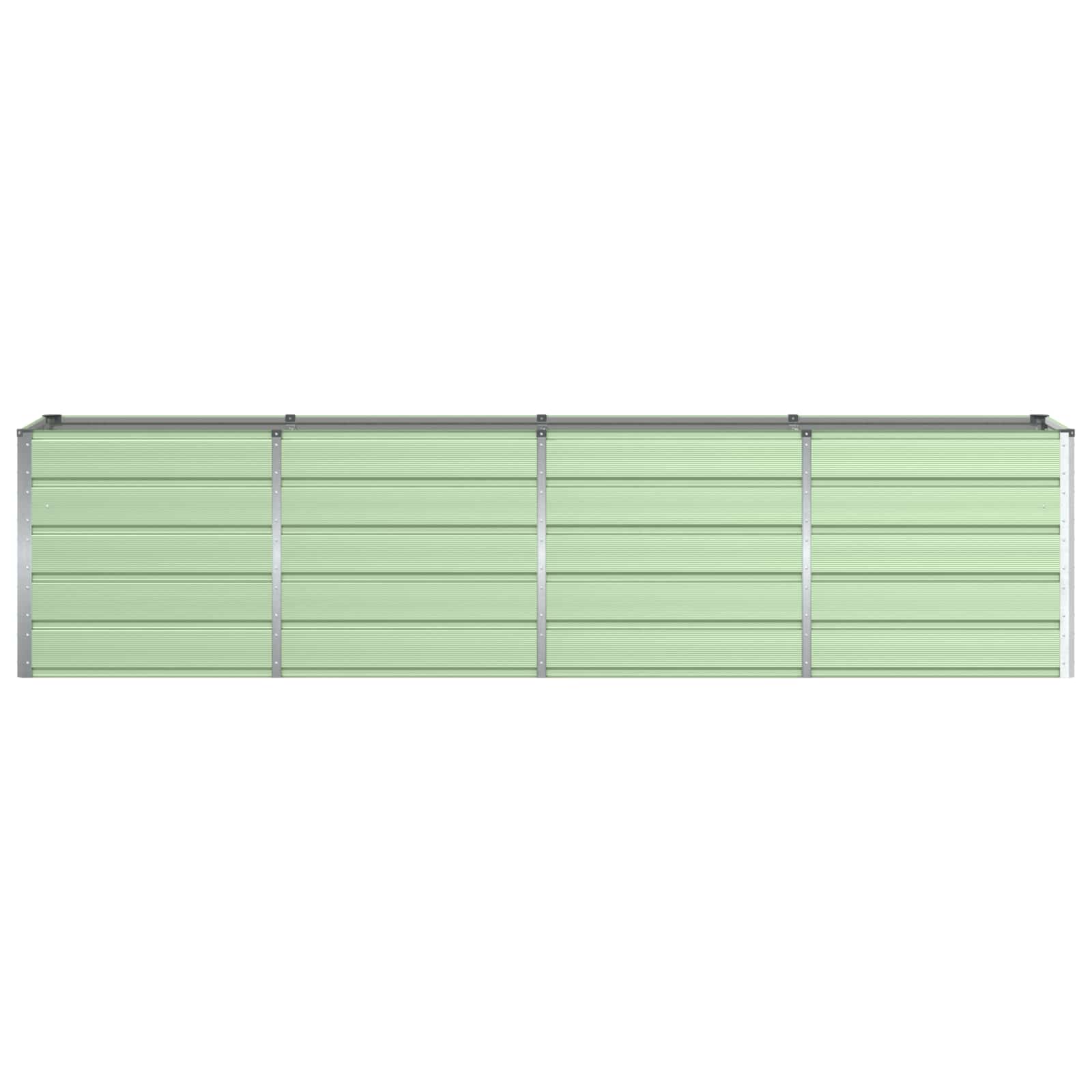 vidaXL Donica Zielony 320 x 80 x 75 cm Stal