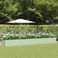 vidaXL Donica Zielony 480 x 80 x 45 cm Stal