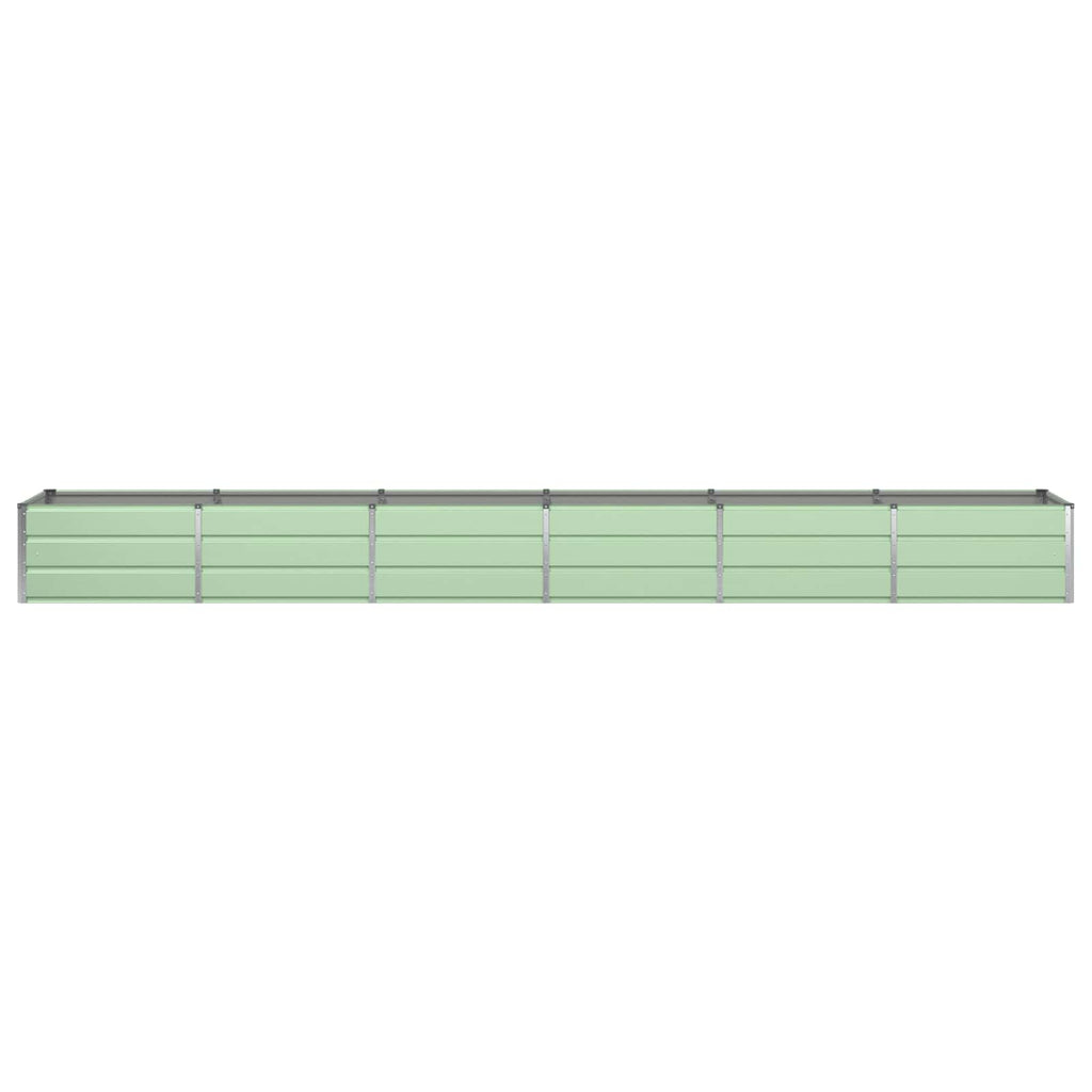 vidaXL Donica Zielony 480 x 80 x 45 cm Stal