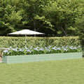 vidaXL Donica Zielony 600 x 80 x 45 cm Stal