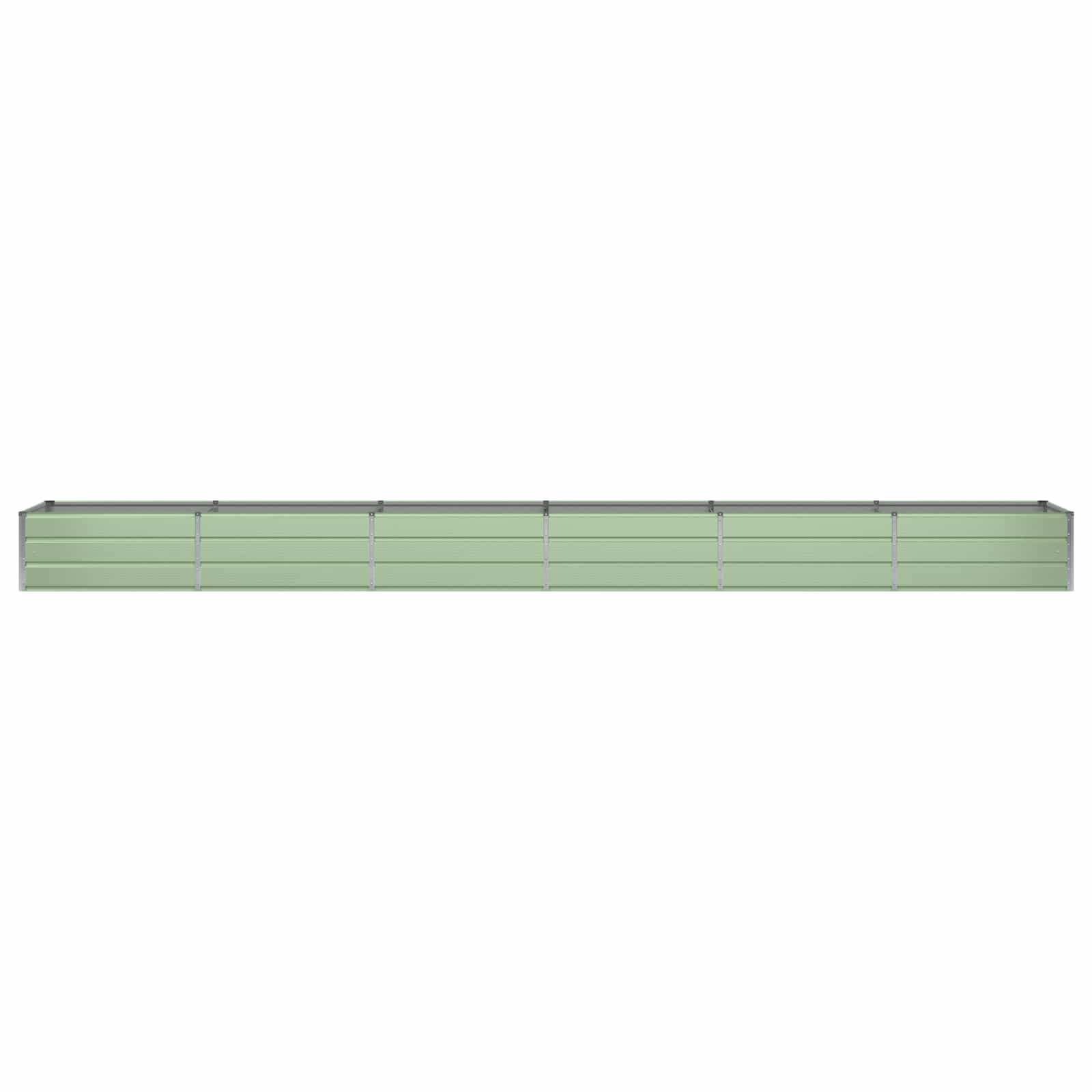 vidaXL Donica Zielony 600 x 80 x 45 cm Stal