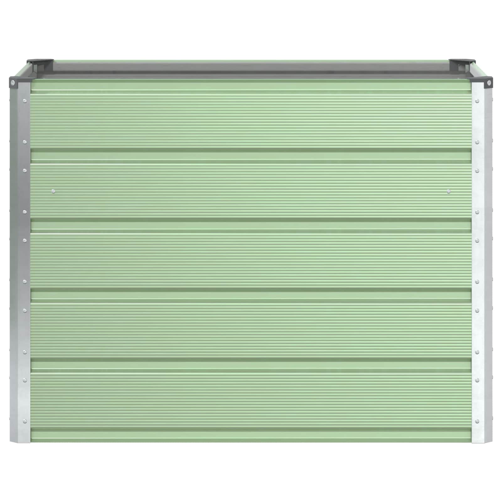 vidaXL Donica Pastelowa Zieleń 100 x 50 x 77 cm Stal Galwanizowana