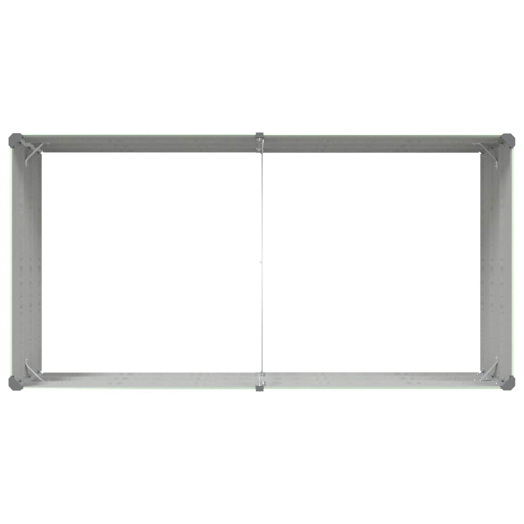 vidaXL Donica Pastelowa Zieleń 195 x 100 x 45 cm Stal Galwanizowana