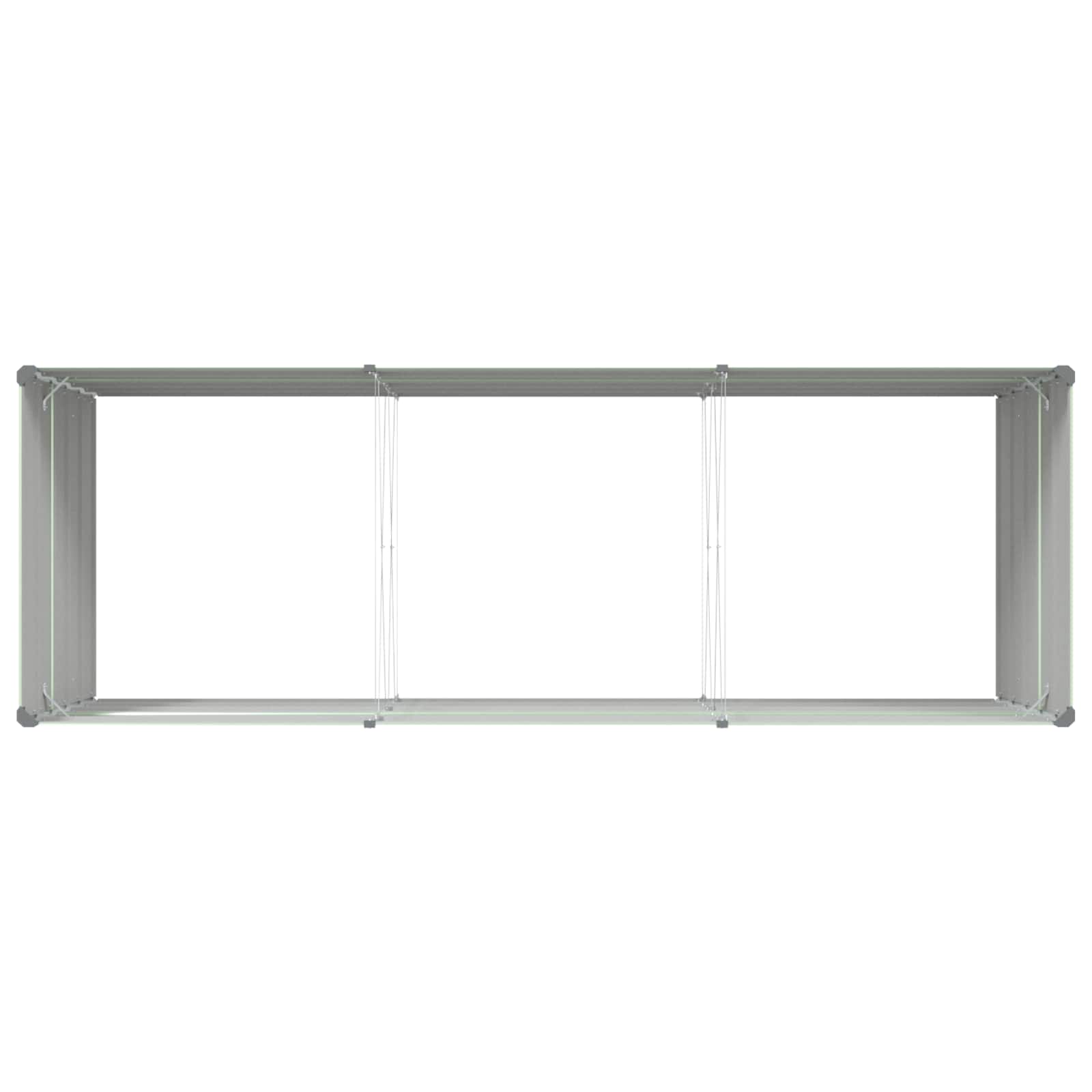 vidaXL Donica Pastelowa Zieleń 290 x 100 x 75 cm Stal Galwanizowana
